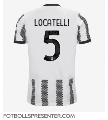Juventus Manuel Locatelli #5 Hemma Matchtröja 2022-23 Kortärmad
